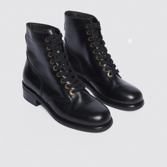 SANDRO Biker Boots - Picture 1 of 3